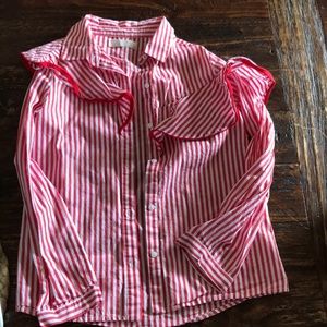 Zara girls stripped shirt